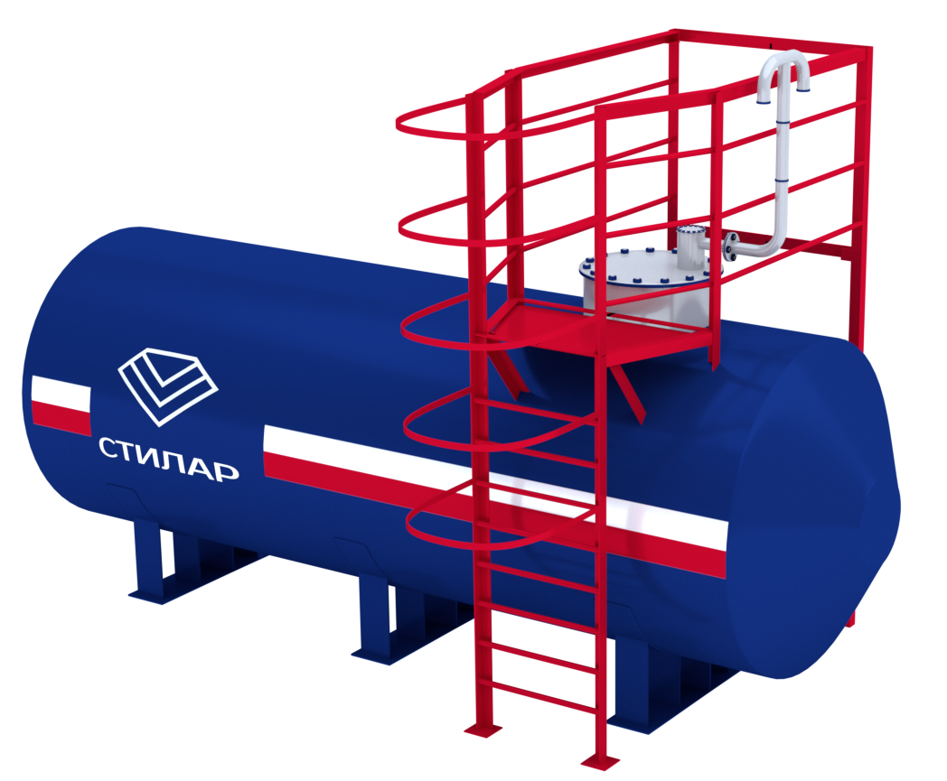Горизонтальный резервуар РГСН для аварийного запаса воды 100 м³ от завода-производителя